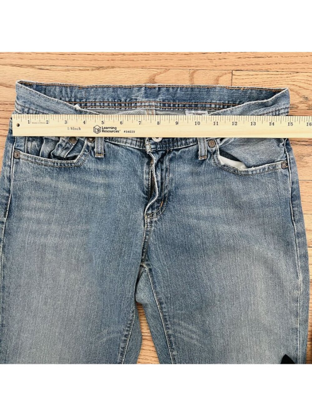 Vintage 90s Ralph Lauren Jeans Womens Sz 8 Kelly Low Rise Bootcut Stretch - Picture 10 of 13